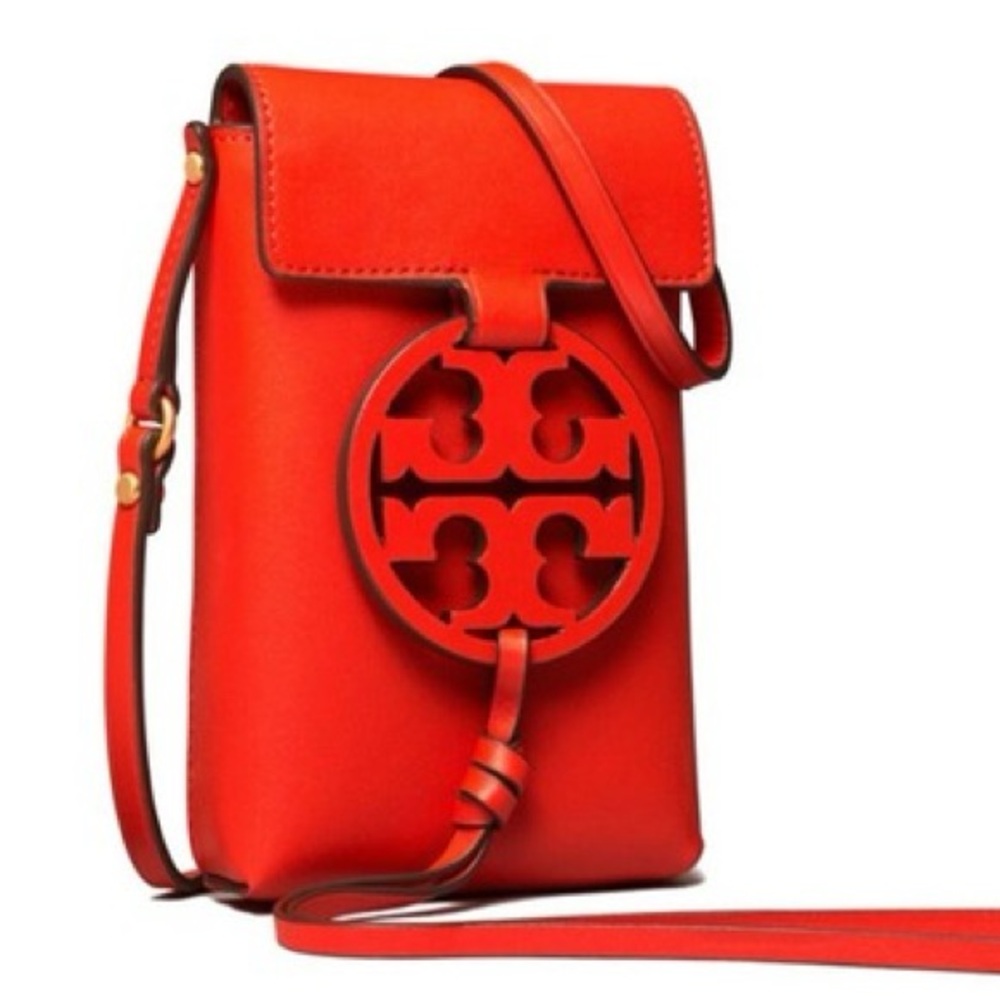 NWOT Tory Burch Vibrant Red Crossbody Bag - Picture 2 of 5